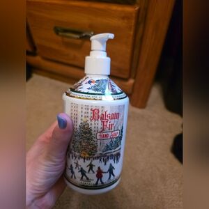 Balsam Fir Hand Soap with Winter Scene